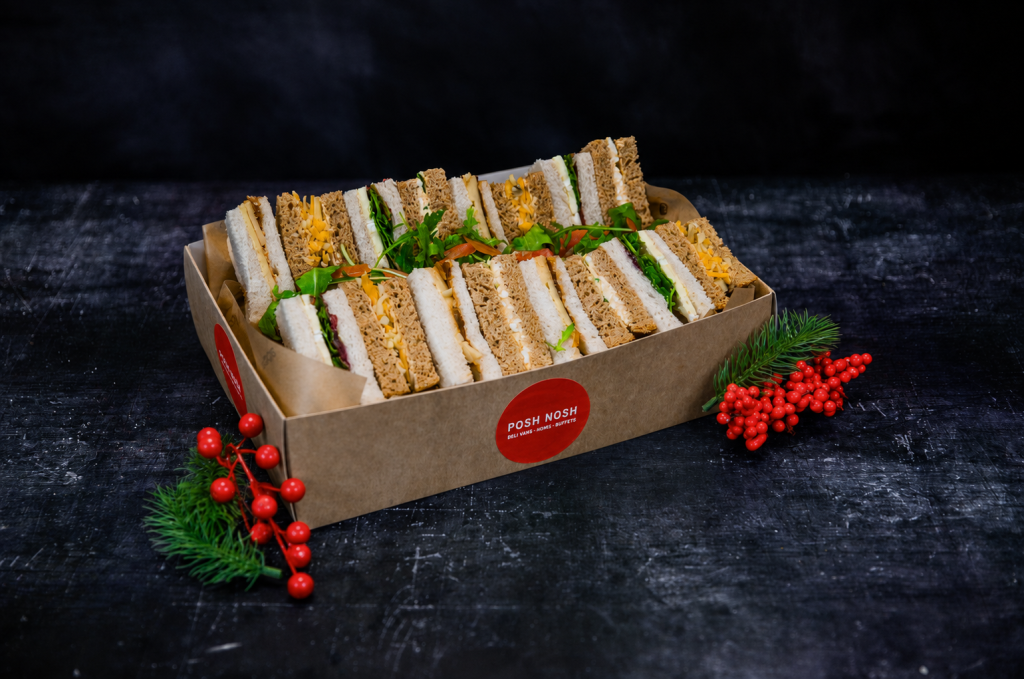 Festive Vegetarian Sandwich Box (16 Quarters)